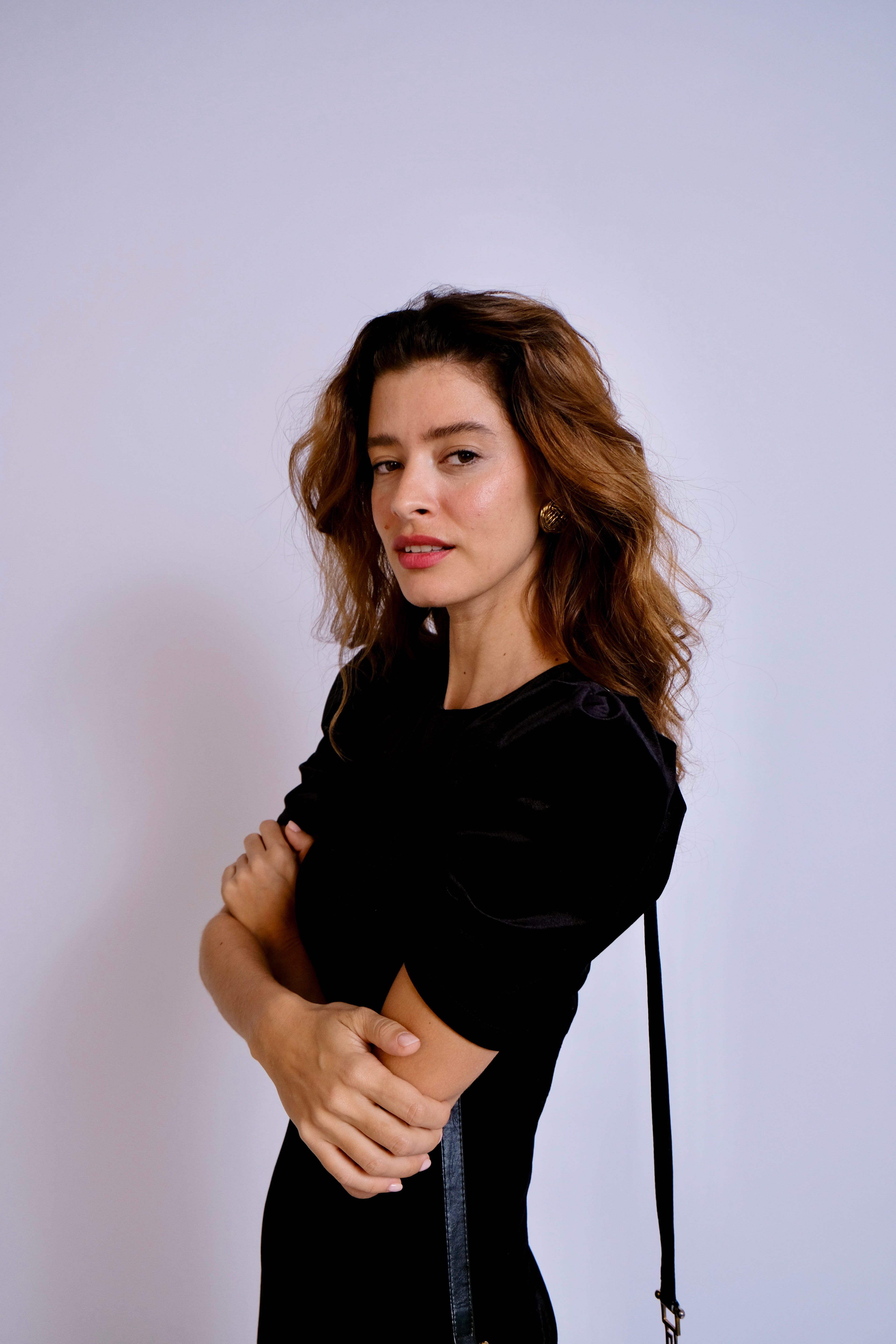 The Falcus Mini Dress Black Velvet