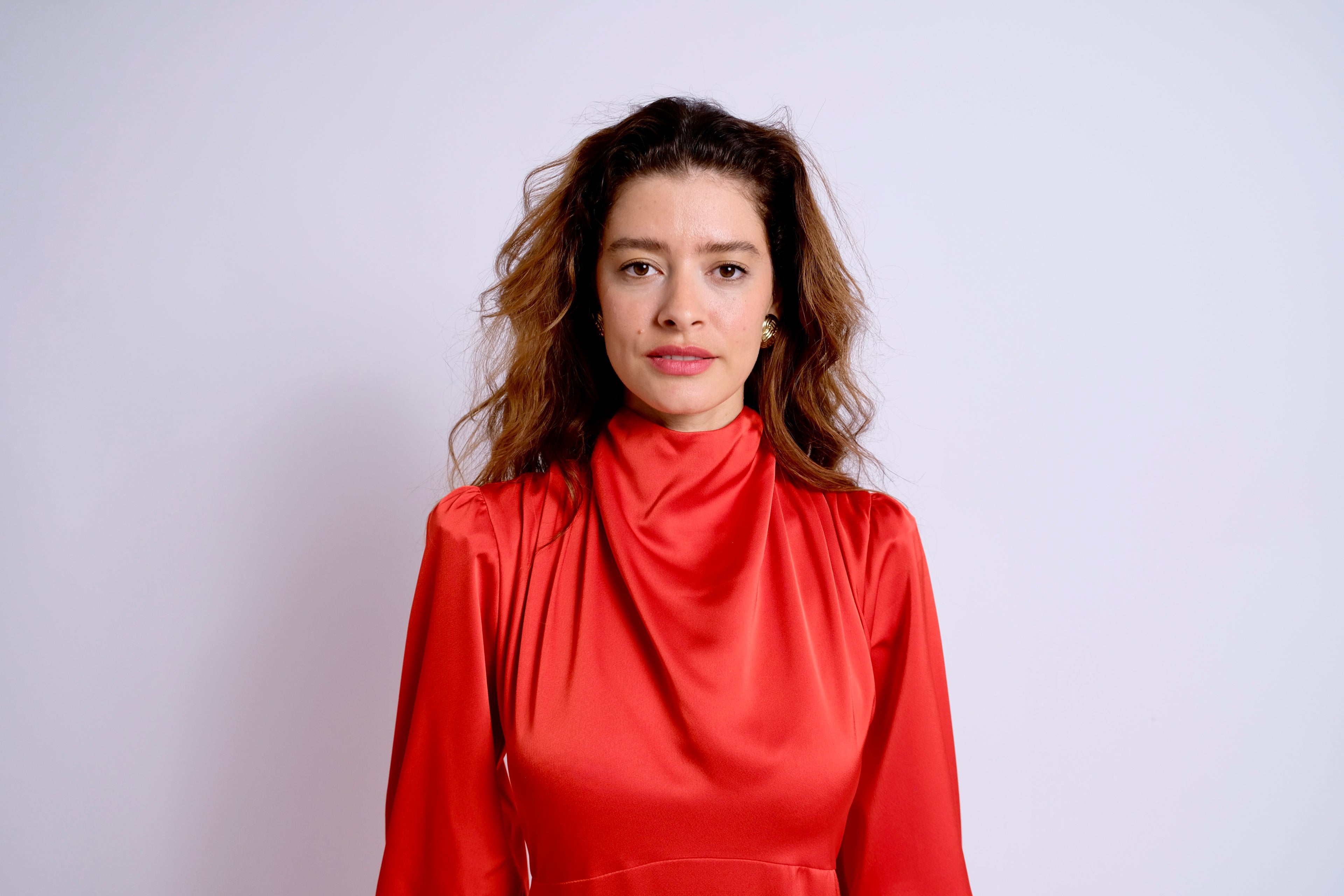 The Gemma Dress Red Satin