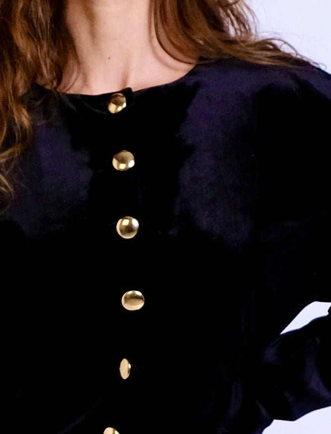 The Kathleen Mini Velvet Dress