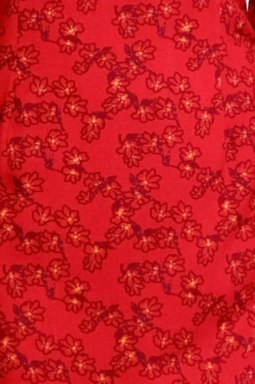 The Adelaide Midi Dress Red