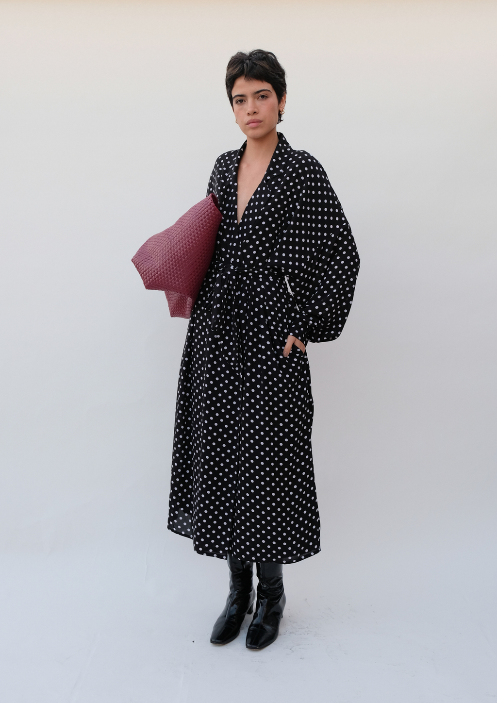 The Claudette Polka Dot Dress