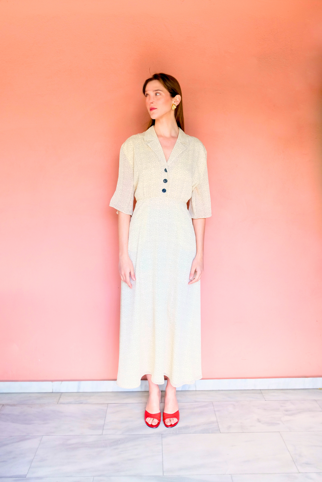 The Clara Dress Butter Yellow