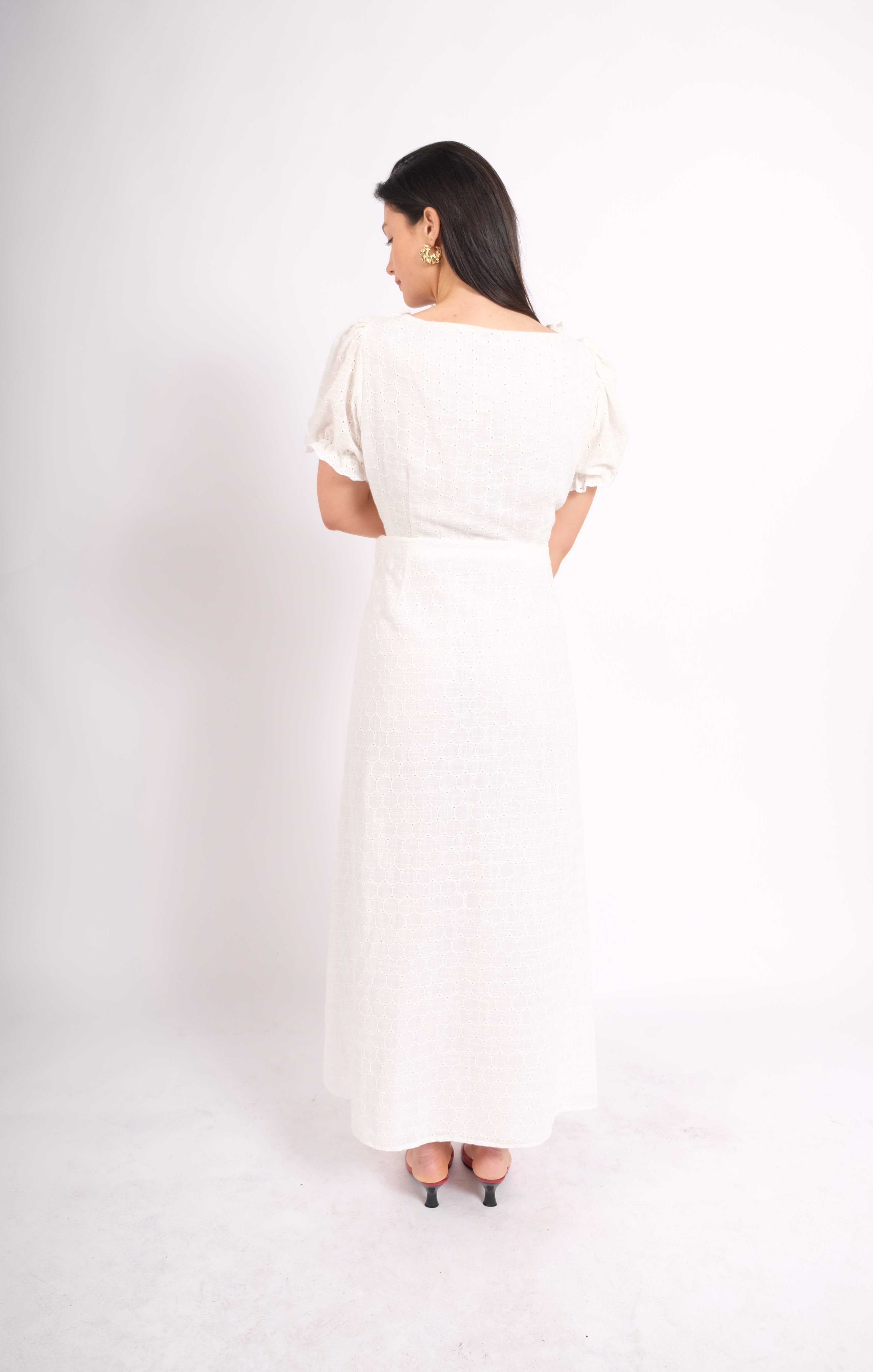 The Katie Broderie Dress