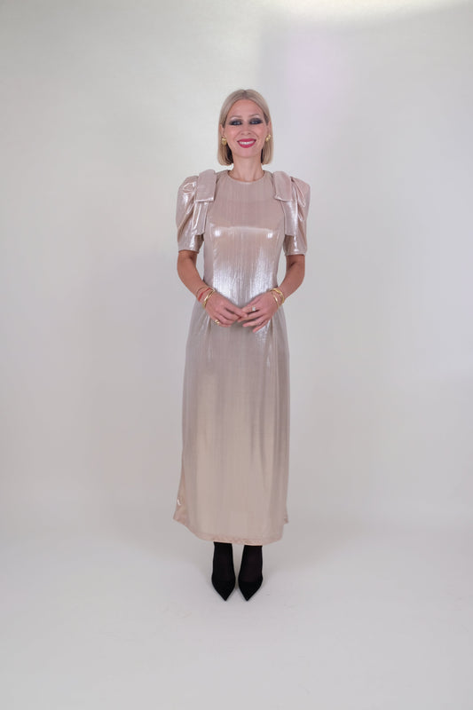 The Falcus Dress Midi Shimmer