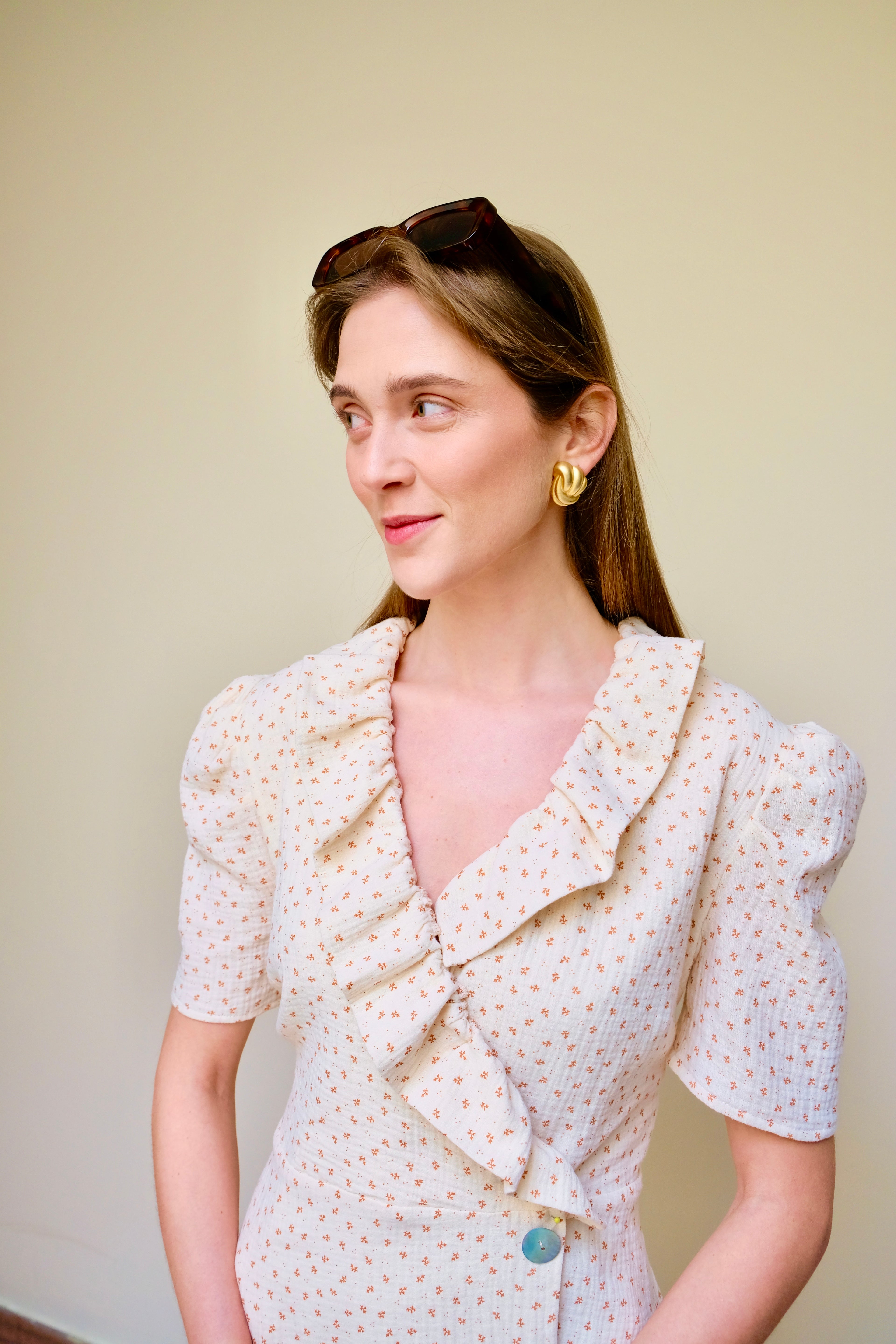 The Ethel Wrap Midi Floral Dress