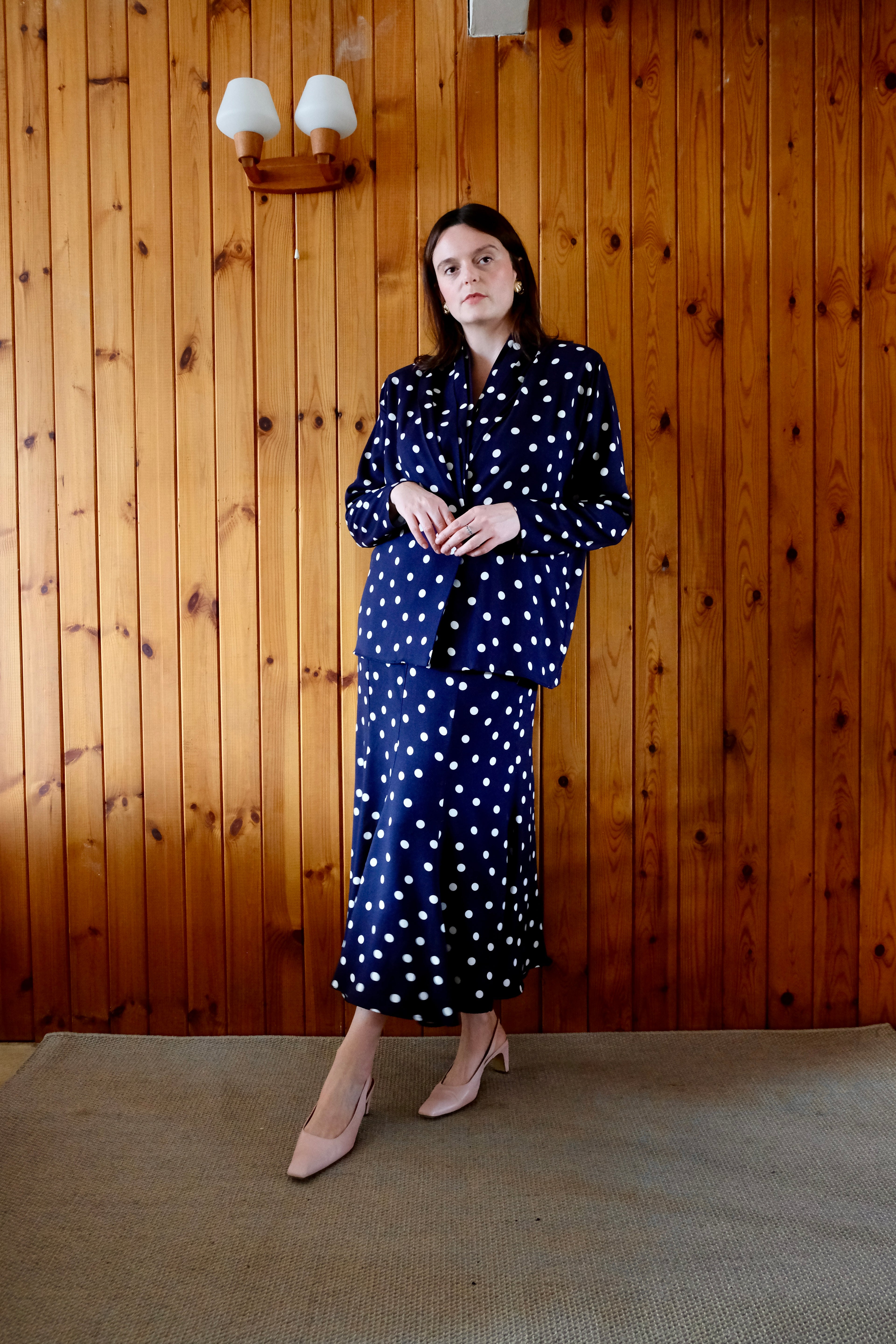 The Peggy Set Navy Spot