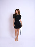 The Falcus Mini Dress Black Sparkle