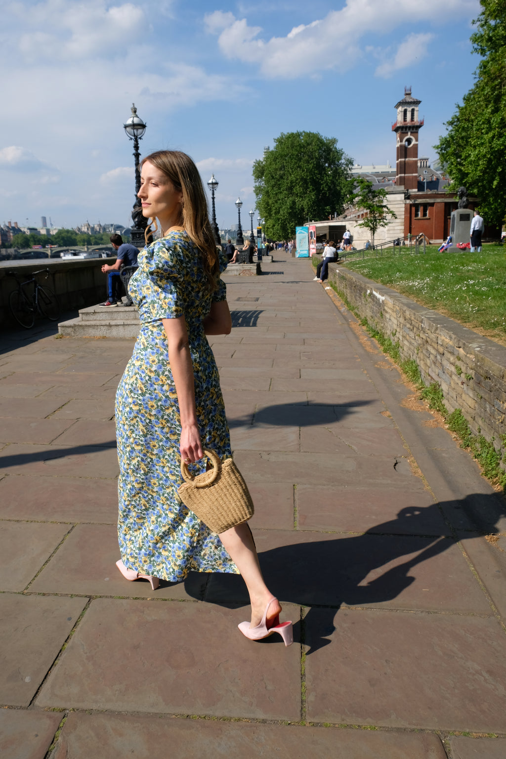 The Falcus Lawn Floral Dress