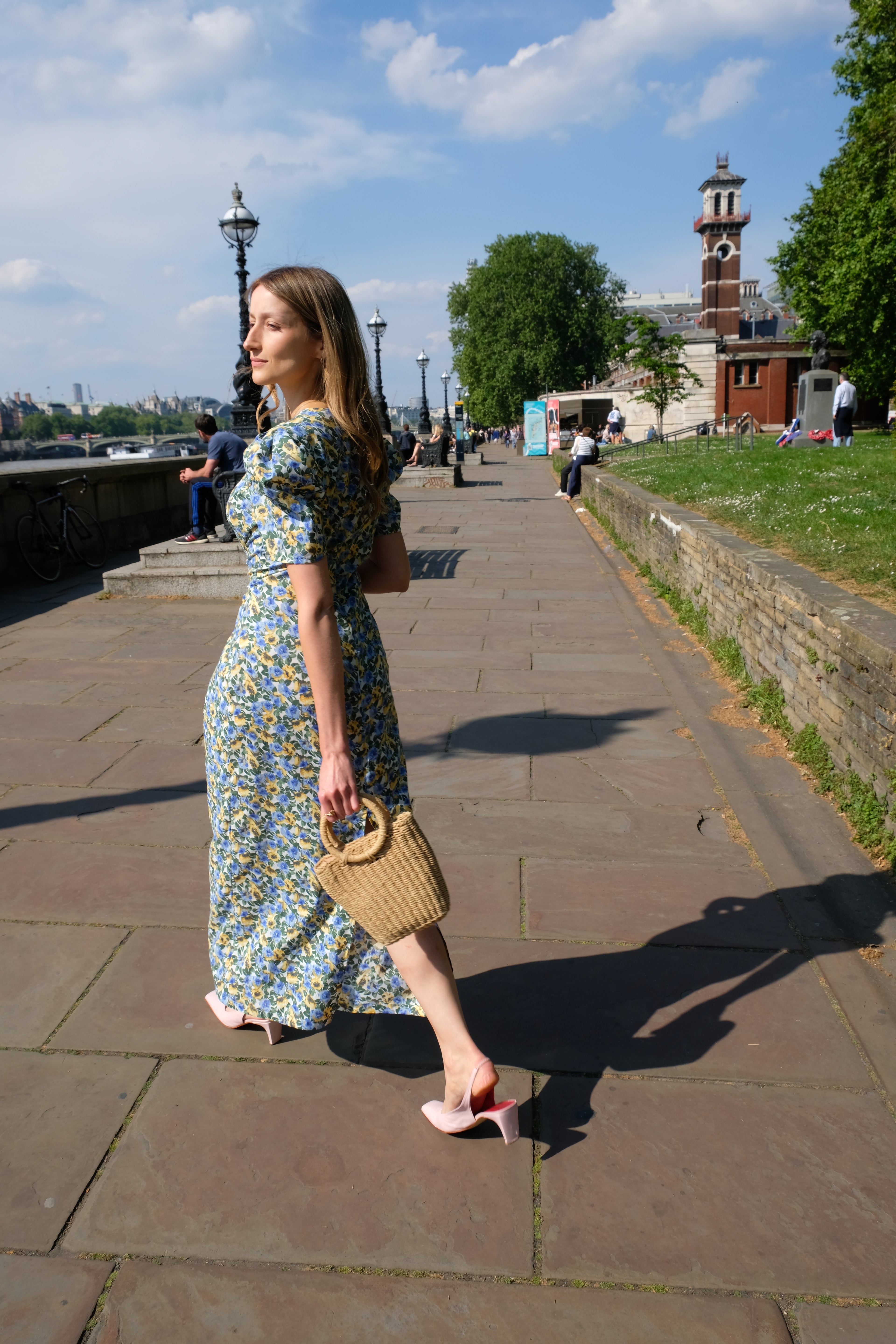 The Falcus Lawn Floral Dress