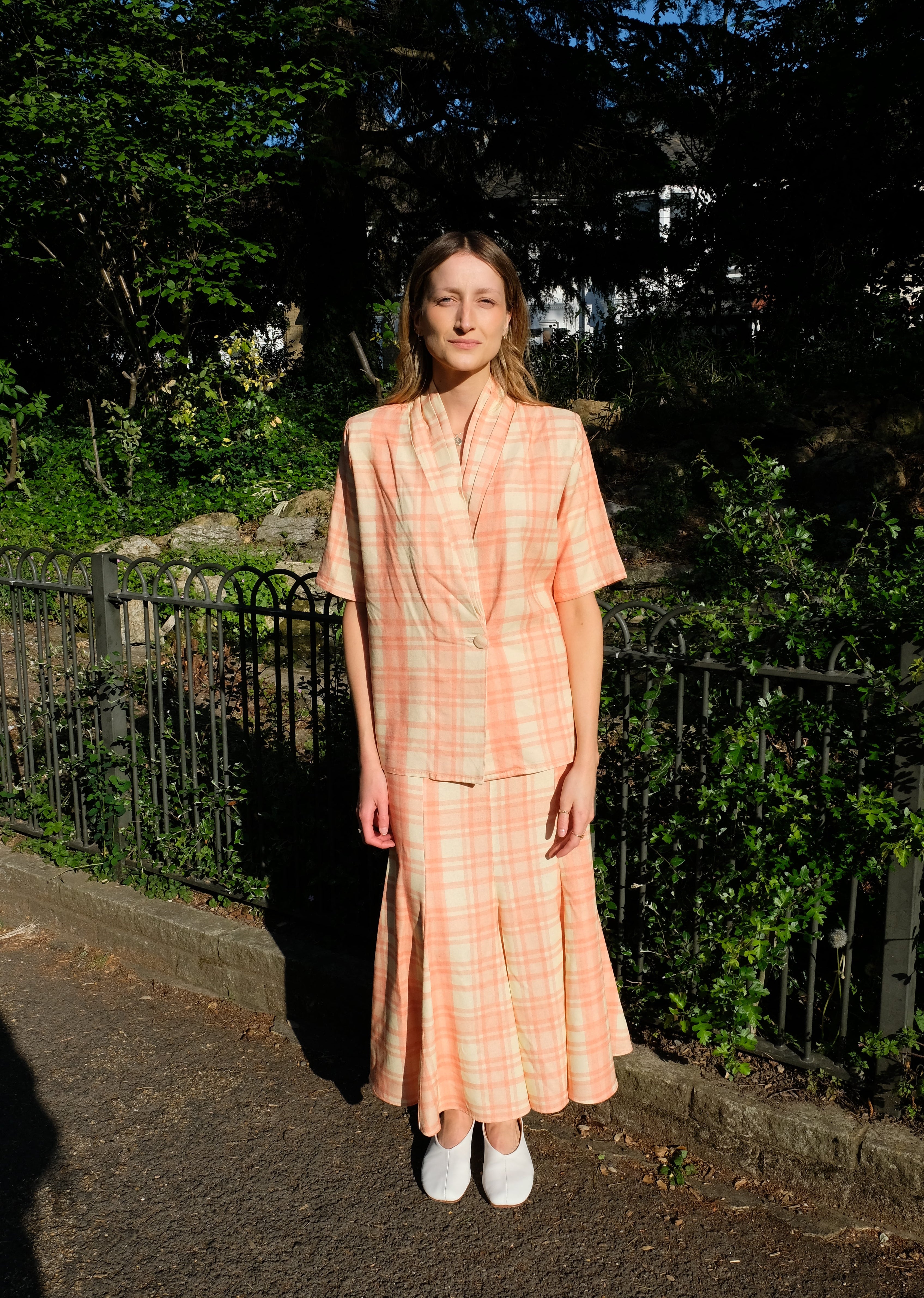 The Peggy Peach Check Set
