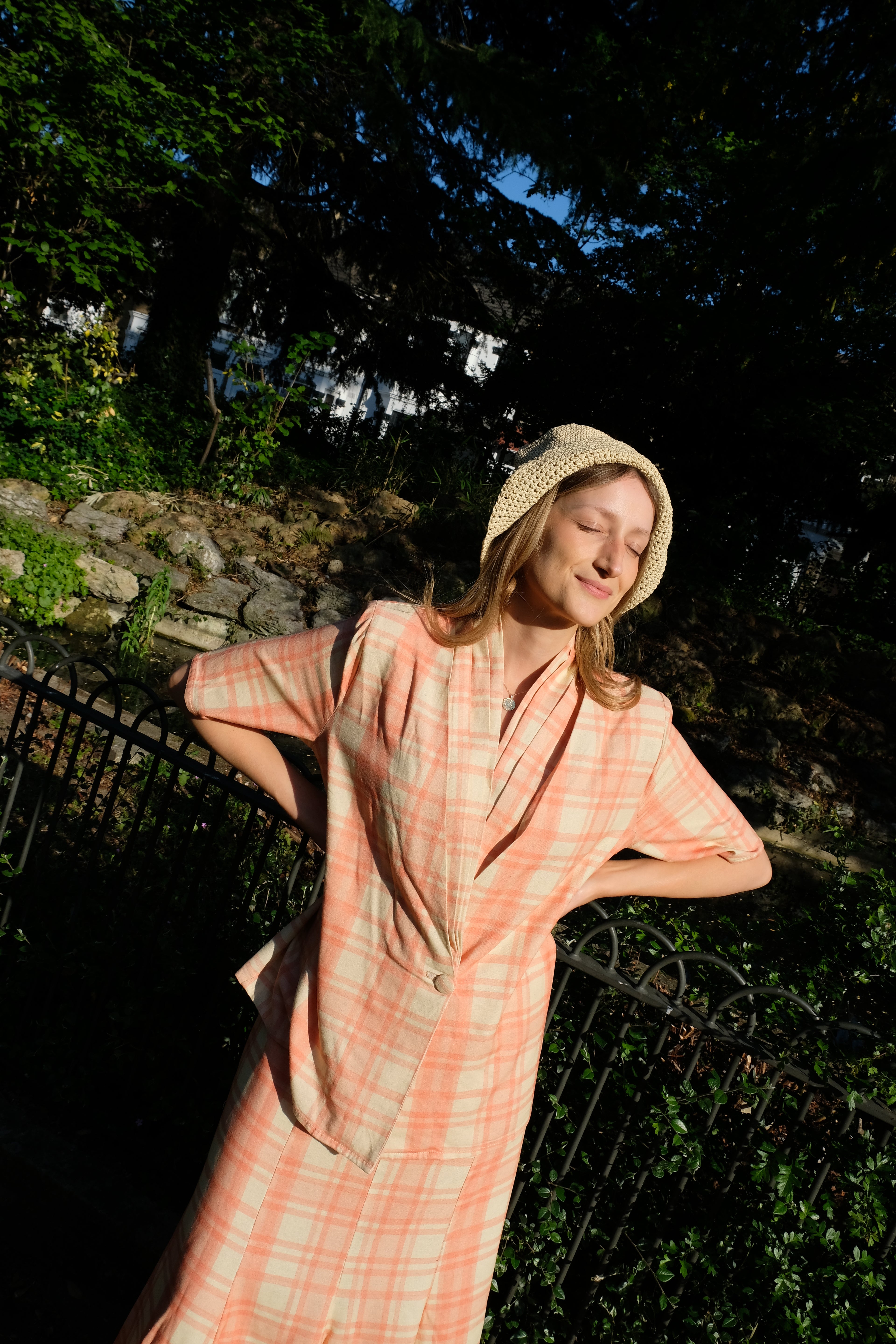 The Peggy Peach Check Set