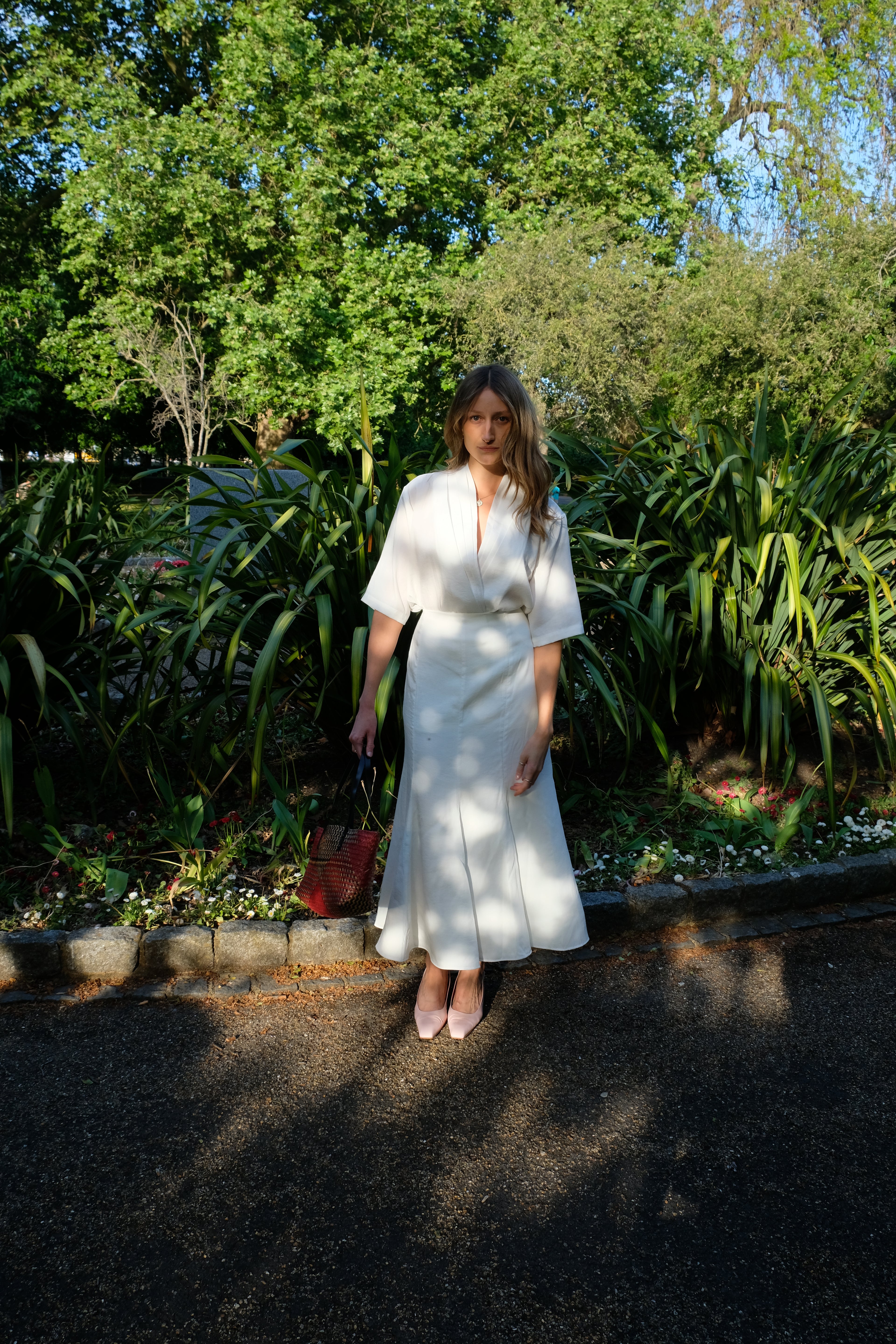 The Peggy White Linen Blouse