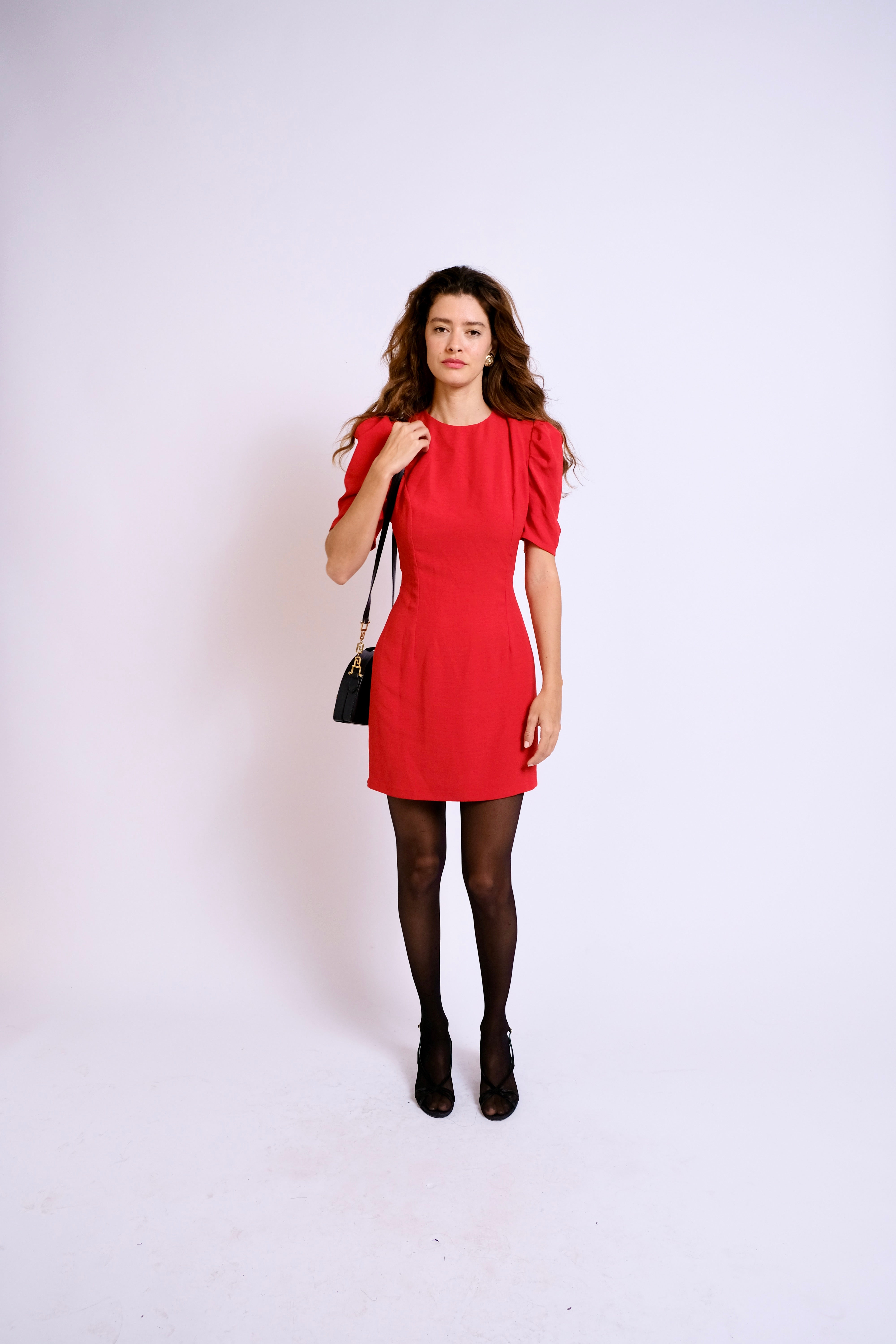 The Falcus Mini Dress Red – FRANKS LONDON
