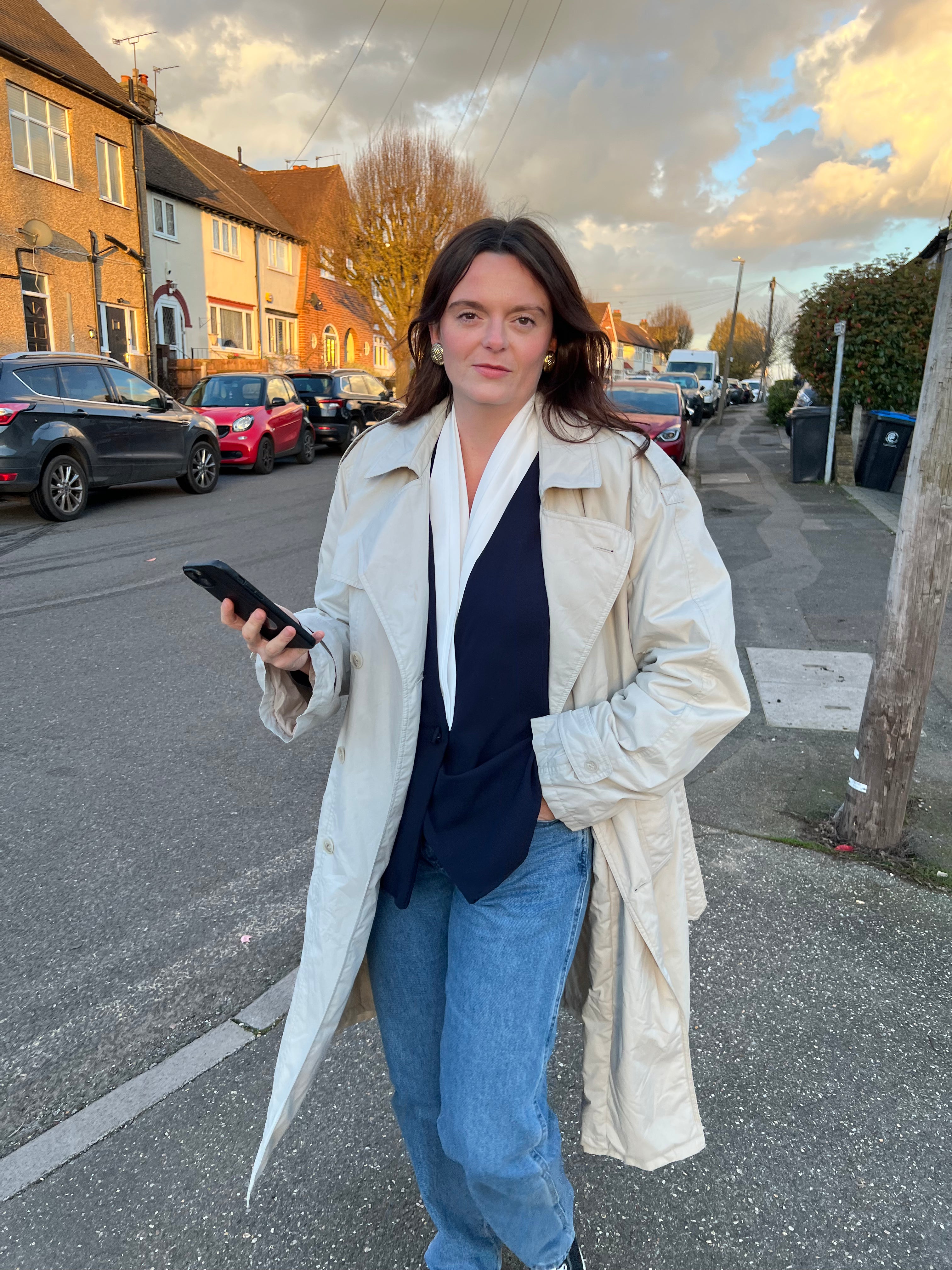 The Peggy Blouse Navy