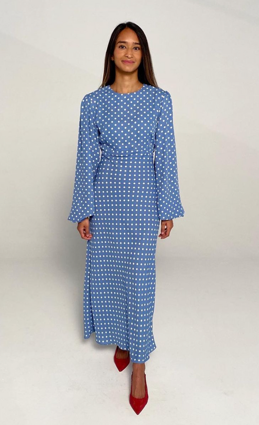 The Wendy Dress Blue Spot