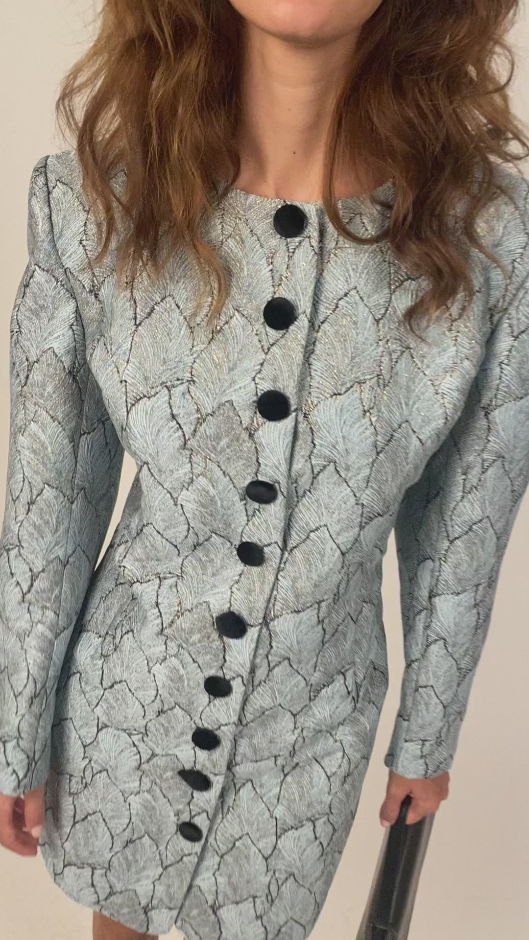 The Kathleen Jacquard Mini Dress