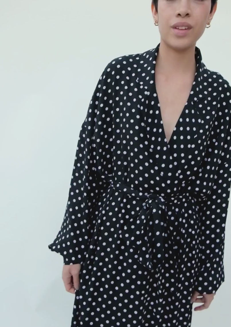 The Claudette Polka Dot Dress