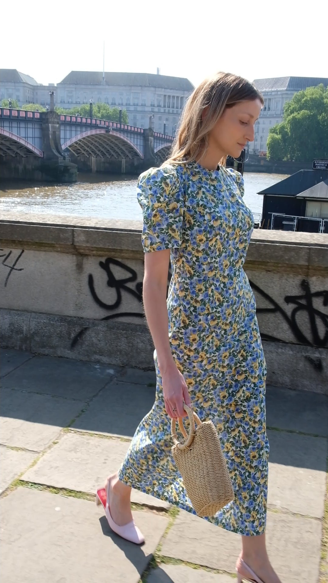 The Falcus Lawn Floral Dress